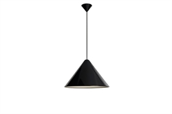Loftlampe Compass pendant 340 soft black fra HAY