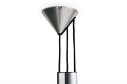 Loftlampe Compass justerbar pendant 430 børstet aluminium fra HAY