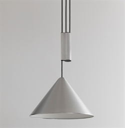 Loftlampe Compass justerbar pendant 430 børstet aluminium fra HAY