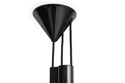 Loftlampe Compass justerbar pendant 430 soft black fra HAY