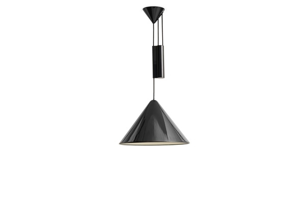 Loftlampe Compass justerbar pendant 430 soft black fra HAY