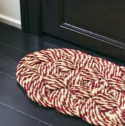 Coco door mat swirl - Kokos dørmåtte 40x80 cm fra HAY flere farver