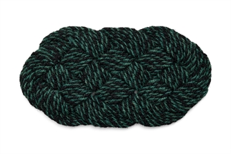 Coco door mat swirl - Kokos dørmåtte 40x80 cm fra HAY green