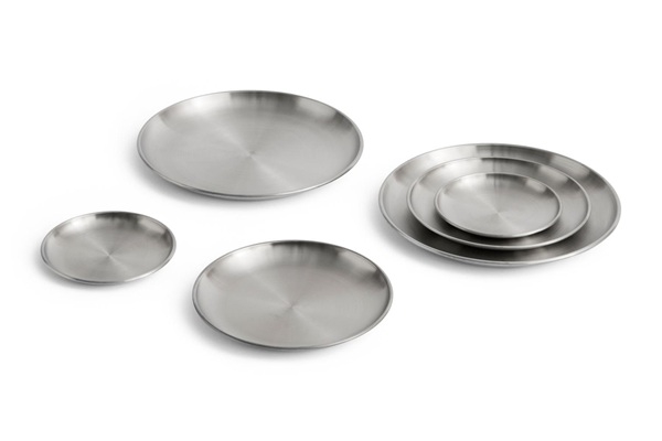 Outdoor Market Market Steel plate - Ståltallerken 2 stk fra HAY