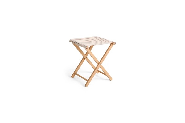 Outdoor Market klapstol beige/rød fra HAY