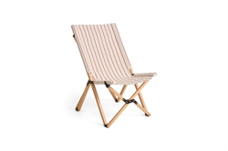 Outdoor Market Folding Chair - Klapstol i beige/rød fra HAY