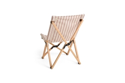 Outdoor Market Folding Chair - Klapstol i beige/rød fra HAY