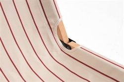 Outdoor Market Folding Chair - Klapstol i beige/rød fra HAY