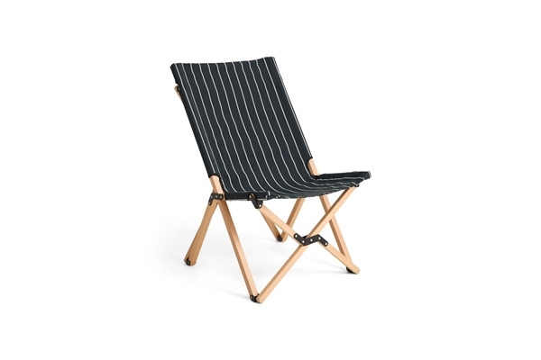 Outdoor Market Folding Chair - Klapstol i sort/beige fra HAY
