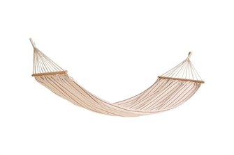 Outdoor Market Hammock - Hængekøje beige/rød fra HAY