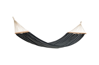 Outdoor Market Hammock - Hængekøje sort/beige fra HAY