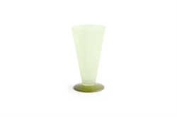 Conical Vase - Konisk vase fra HAY - small - Light green and dark lime