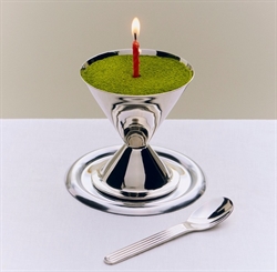 Essential Steel Cone Ice Cup - rustfri stål dessertbæger fra HAY