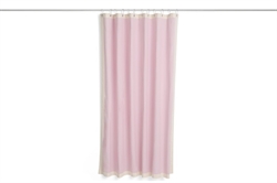Badeforhæng Outline i pink/cream fra HAY
