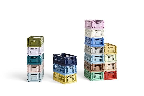 dechifrere Biprodukt klarhed HAY Colour Crate folde opbevaringskasse small