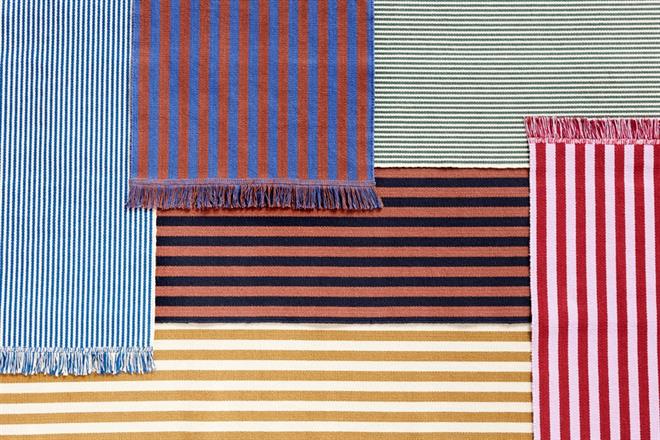 Løber - gulvtæppe Stripes and Stripes fra Hay