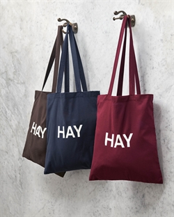 HAY Tote Bag - Net med hvidt logo flere farver