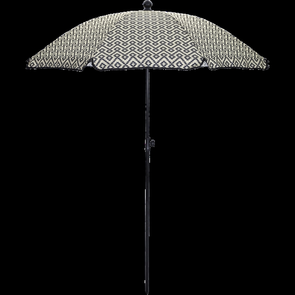 HDPort Strand/Haveparasol sort/hvid fra House Doctor