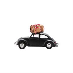 Julebil mini i sort med gaver på taget fra House Doctor