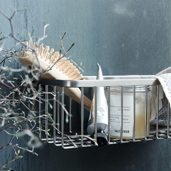 Bath metalkurv i sølv fra House Doctor