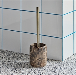 HDAble toiletbørste i brun marmor fra House Doctor