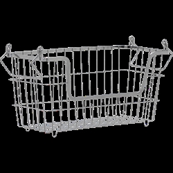 HDTaw Tråd opbevaringskurv krom 32x18 cm fra House Doctor