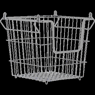 HDTaw Tråd opbevaringskurv krom 26x26 cm fra House Doctor