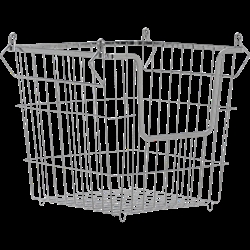 HDTaw Tråd opbevaringskurv krom 26x26 cm fra House Doctor