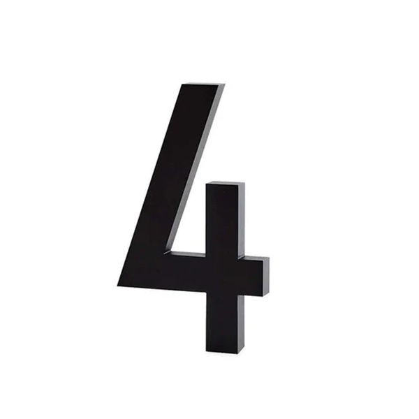 Inde - ude tallet 4 - 50mm Arne Jacobsen orginal typo