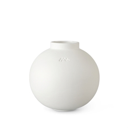 Globo vase H20 i hvid fra Kähler