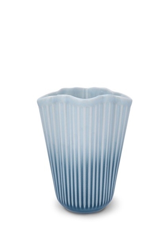 Hammershøi Unfold vase H20,5 cm blå fra Kähler