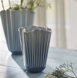 Hammershøi Unfold vase H16.5 cm blå fra Kähler