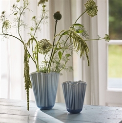 Hammershøi Unfold vase H16.5 cm blå fra Kähler