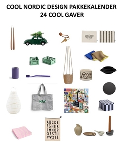 Pakkekalender med 24 design pakker til den du holder af