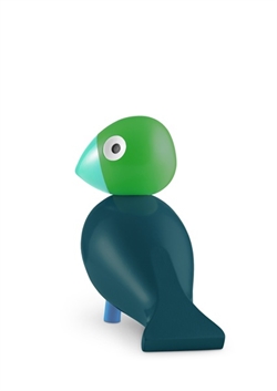 Kay Bojesen BIrk Year Bird  - Årsfugl 2026 mørkegrøn 12,5 cm