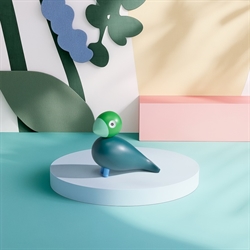 Kay Bojesen BIrk Year Bird  - Årsfugl 2026 mørkegrøn 12,5 cm