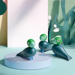 Kay Bojesen BIrk Year Bird  - Årsfugl 2026 mørkegrøn 12,5 cm