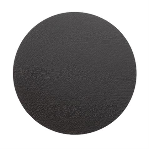 Dækkeserviet cirkel brun / bull læder fra LindDNA