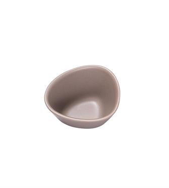 Stoneware skål small warm grey fra LindDNA