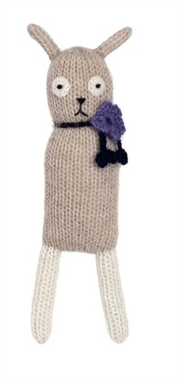 Mini Flower Nulle krammebamse beige fra LuckyBoySunday