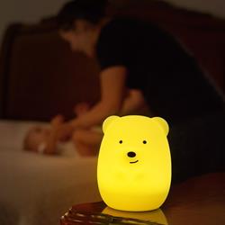 Lumipets - Bamse børnelampe natlampe med fjernbetjening fra Lumiworld