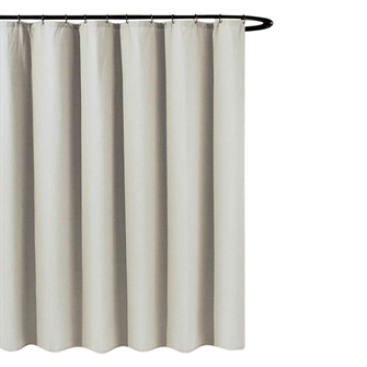 Badeforhæng WAFFLE i beige - 180x220 cm fra MOUD Home