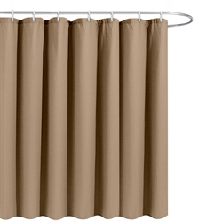 Badeforhæng WAFFLE i khaki - 180x220 cm fra MOUD Home