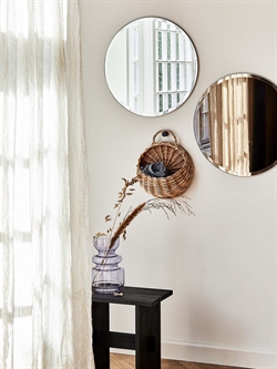 FACET rundt spejl Ø50 cm i bronze fra MOUD Home