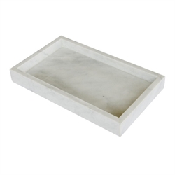 MARBI marmor bakke - hvid 15x25 cm fra MOUD Home