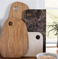 Authentic skærebræt small natural fra Mette Ditmer