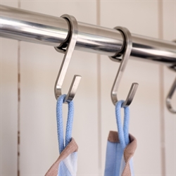 HANG-IT knagerække small i børstet stål fra Mette Ditmer