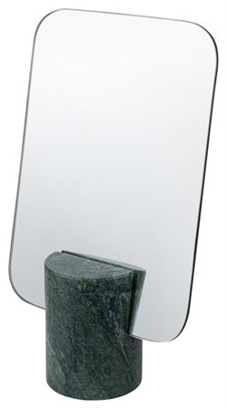 Marble mirror - bordspejl marmor i grøn fra Mette Ditmer