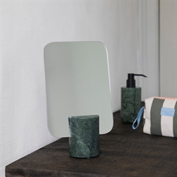 Marble mirror - bordspejl marmor i grøn fra Mette Ditmer