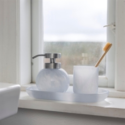 Opal dispenser lav i light blue fra Mette Ditmer